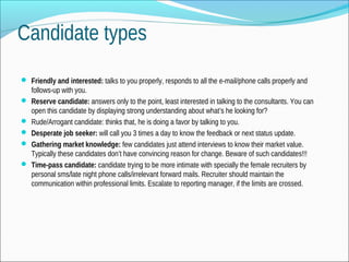 Understanding Candidates for better recruitment | PDF