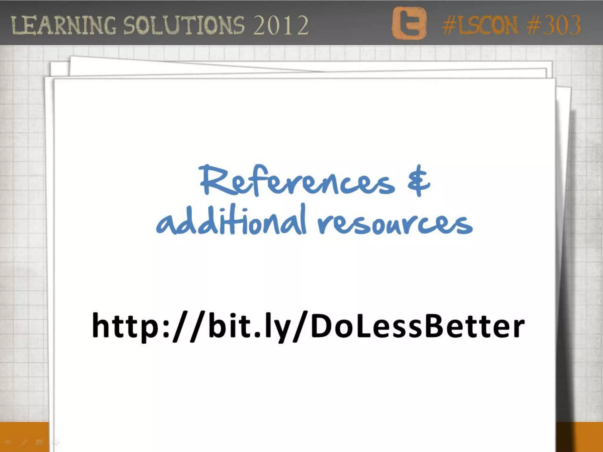 Getting BETTER Results by Doing LESS Training