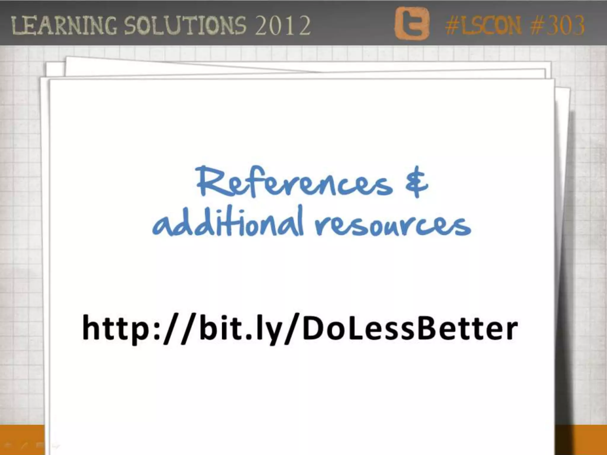 Getting BETTER Results by Doing LESS Training
