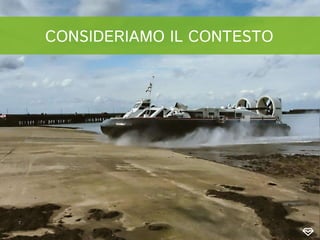 CONSIDERIAMO IL CONTESTO
 