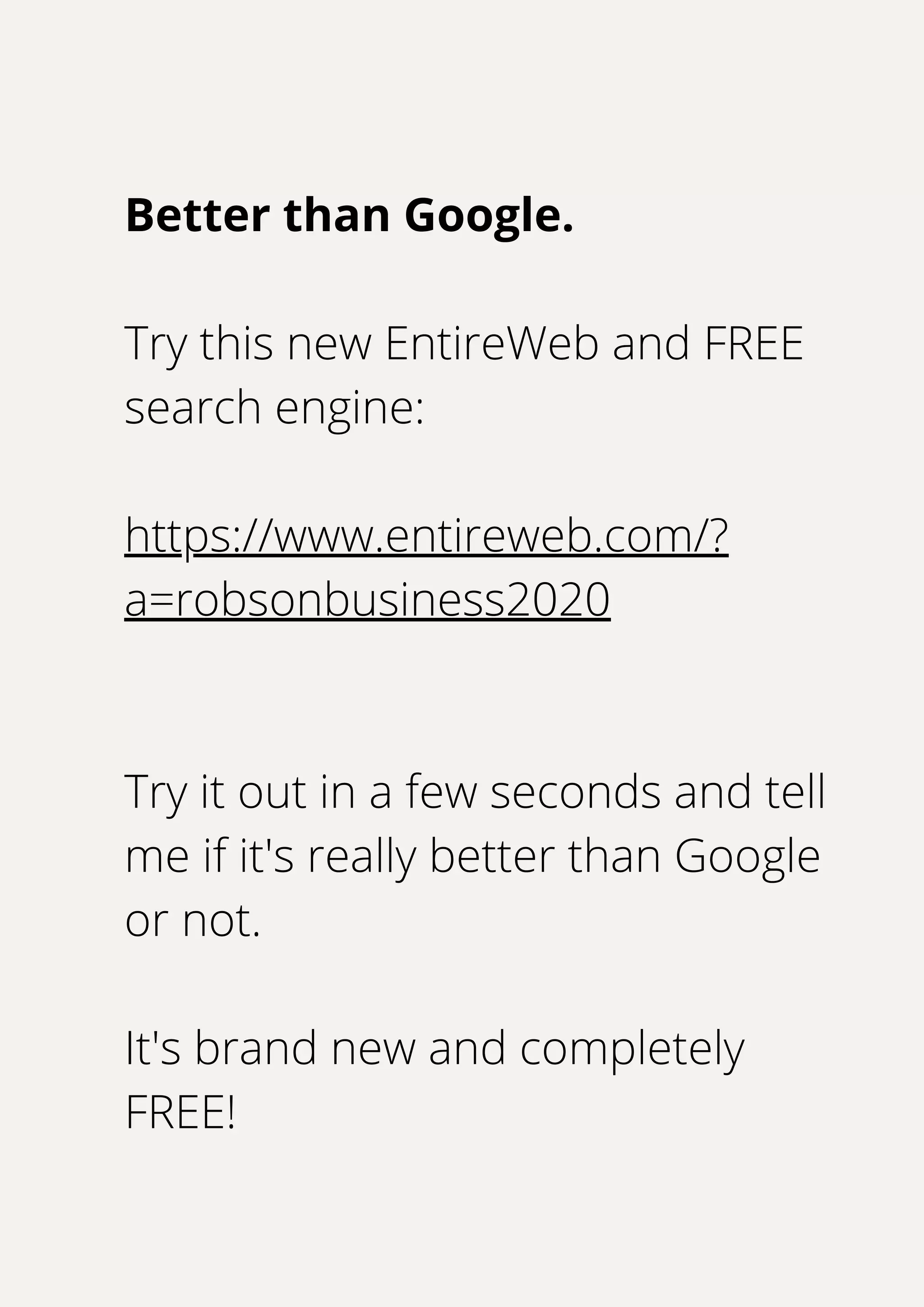 Better than google | PDF