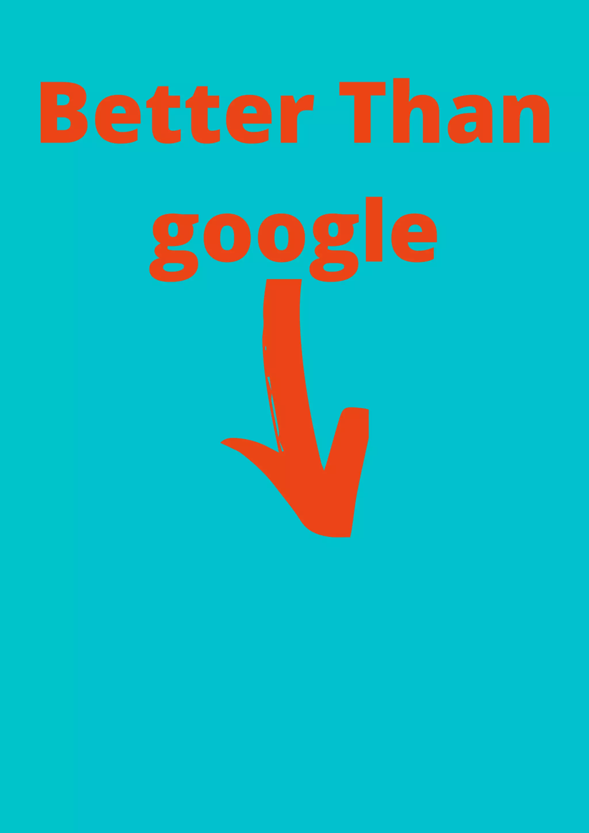 Better than google | PDF