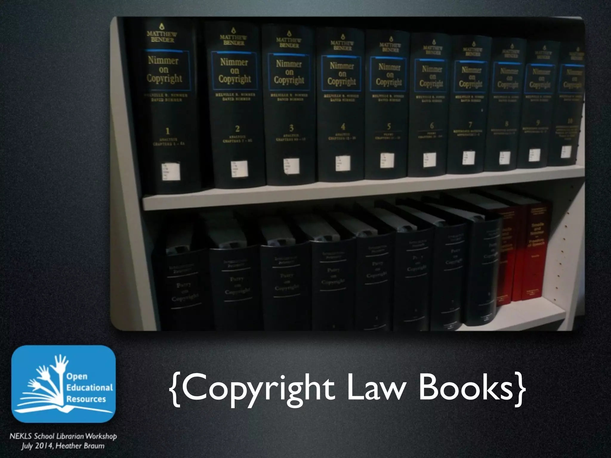{Copyright Law Books}
 
