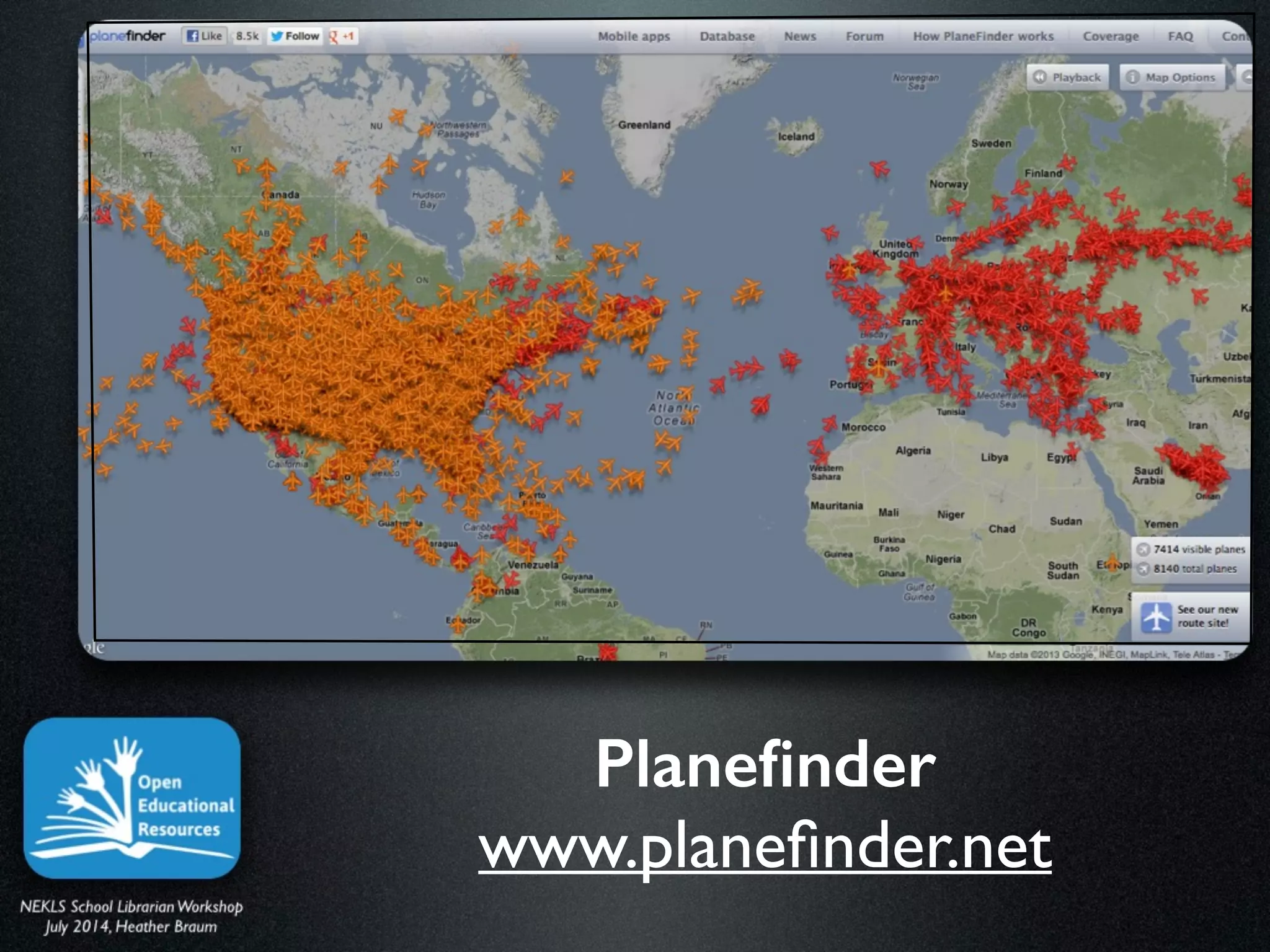 Planeﬁnder
www.planeﬁnder.net
 