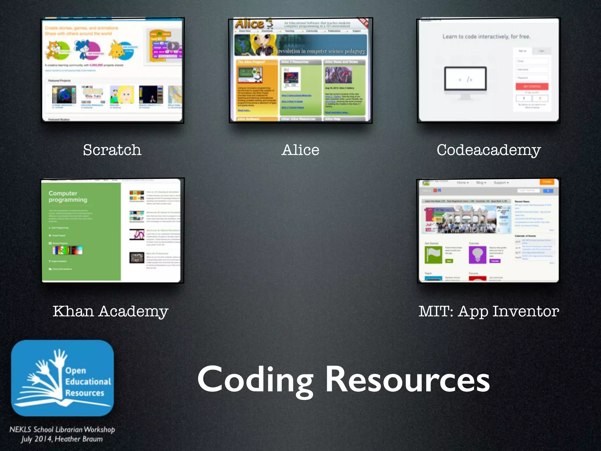Coding Resources
 