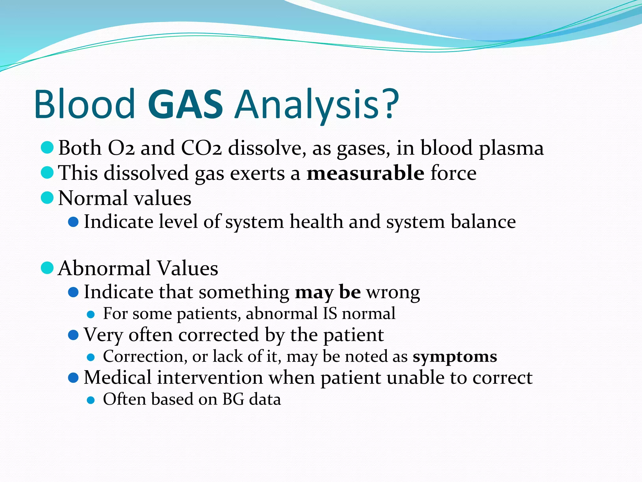 Better understanding of blood gases | PPTX