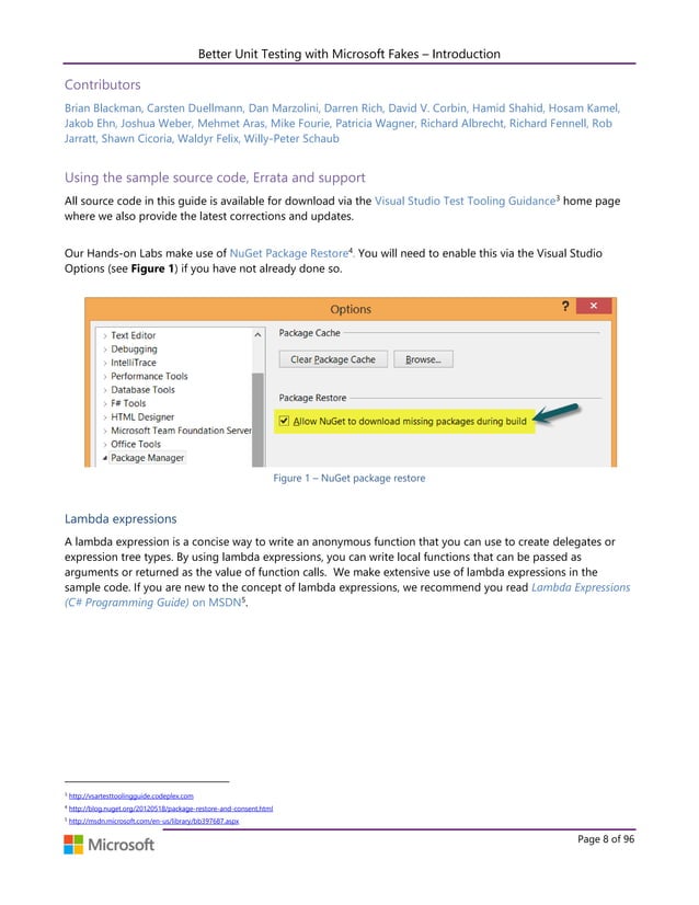 Better unit testing with microsoft fakes (rtm) | PDF