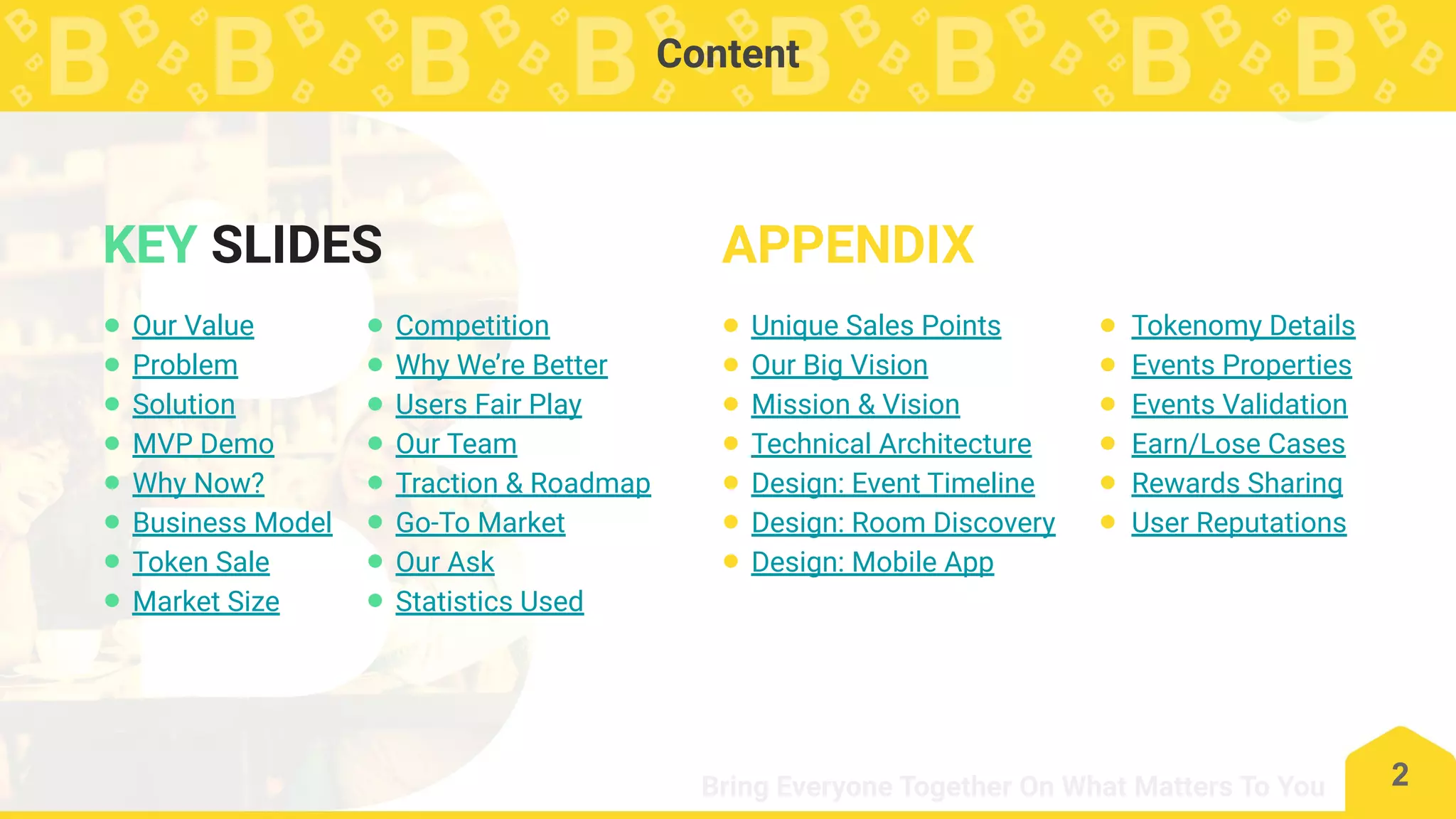 Blockchain Startup Pitch Deck | PDF