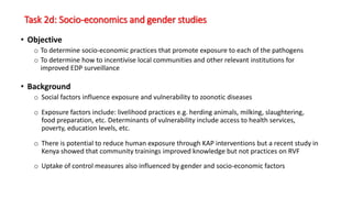 Co-infection with Rift Valley fever virus, Brucella spp. and Coxiella burnetii in humans and animals in Kenya: Disease burden and ecological factors