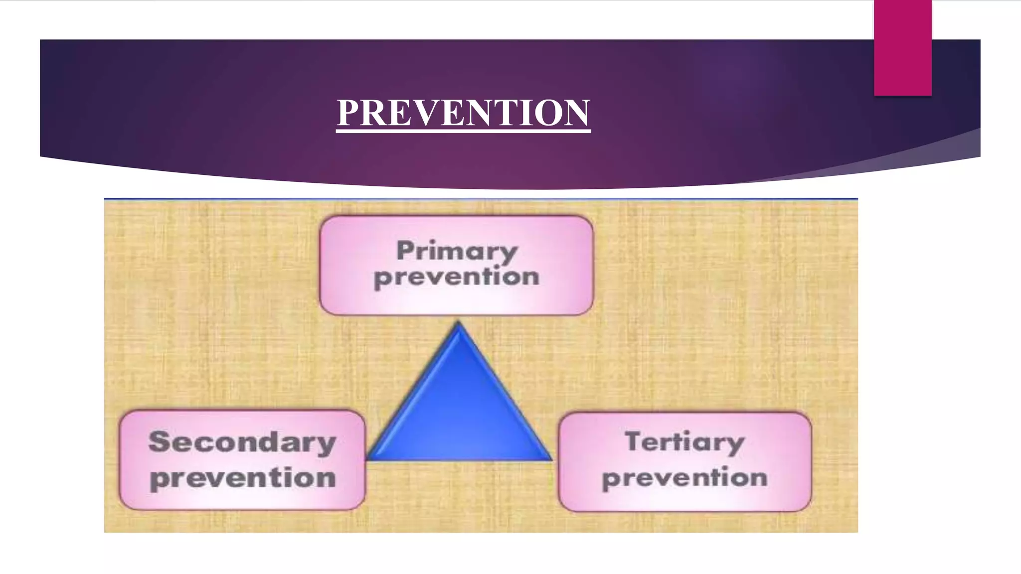 PREVENTION
 