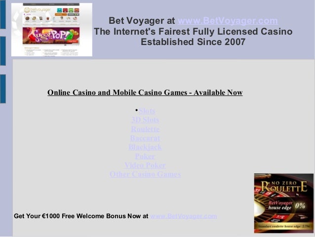 Betvoyager casino promo code