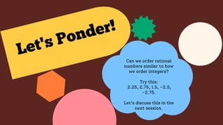 Between Numbers Integers and Rational Numbers Education Presentation in ...