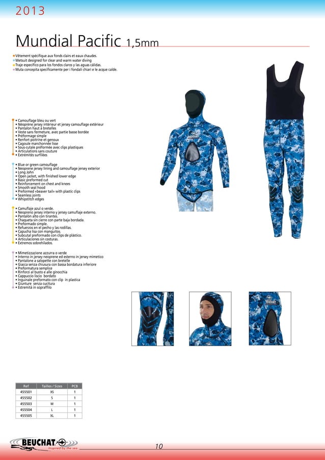 Beuchat 2013 Spearfishing Catalogue PDF