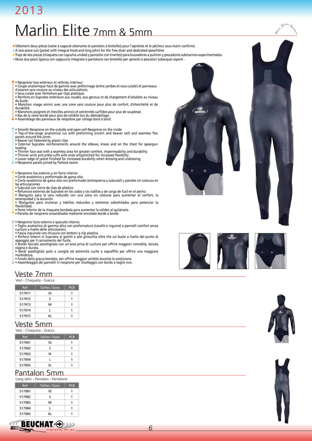 Beuchat 2013 Spearfishing Catalogue PDF