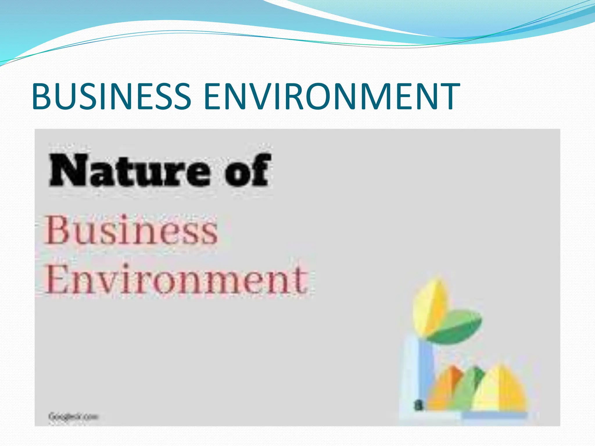 BUSINESS ENVIRONMENT
 