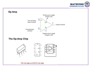 Op Amp
The Op-Amp Chip
 