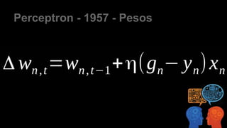Perceptron - 1957 - Pesos
 