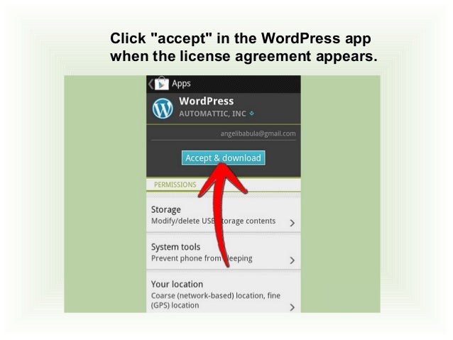 How To Get Wordpress For Android 