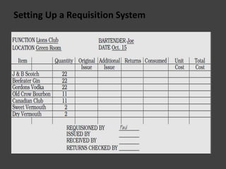 Setting Up a Requisition System
 