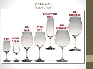 WINEGLASSES
“RiedelVinum“
 