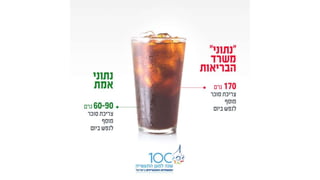 ממשלת ישראל רוצה להטיל מס חדש על כלל הציבור – מס על משקאות קלים