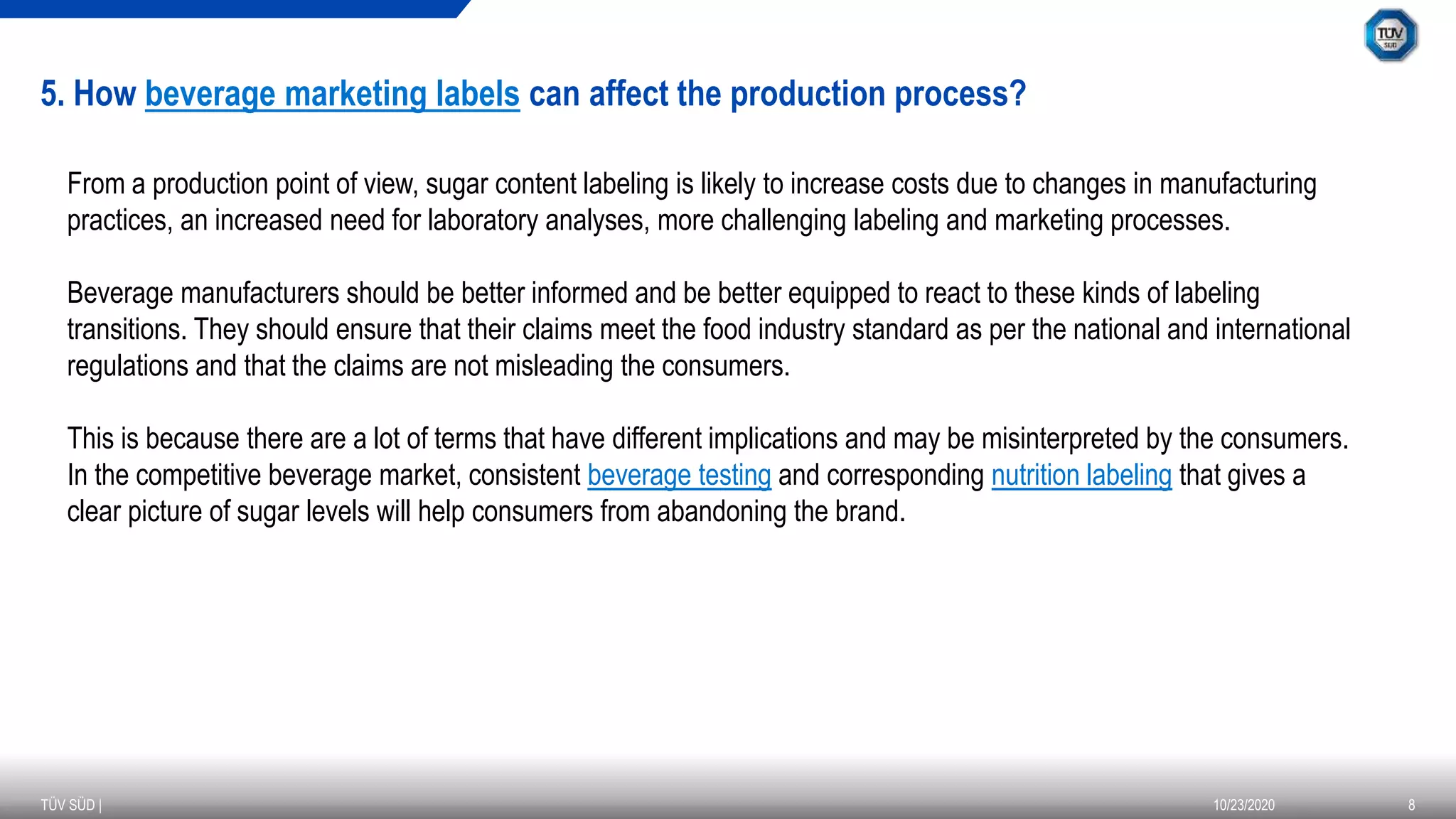 Beverage Testing Services, Safety and Quality Control | PPTX