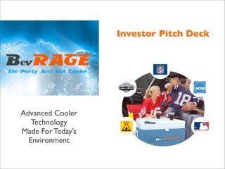 Investor Pitch Deck
TM

Advanced Cooler
Technology
Made For Today’s
Environment

TM

 