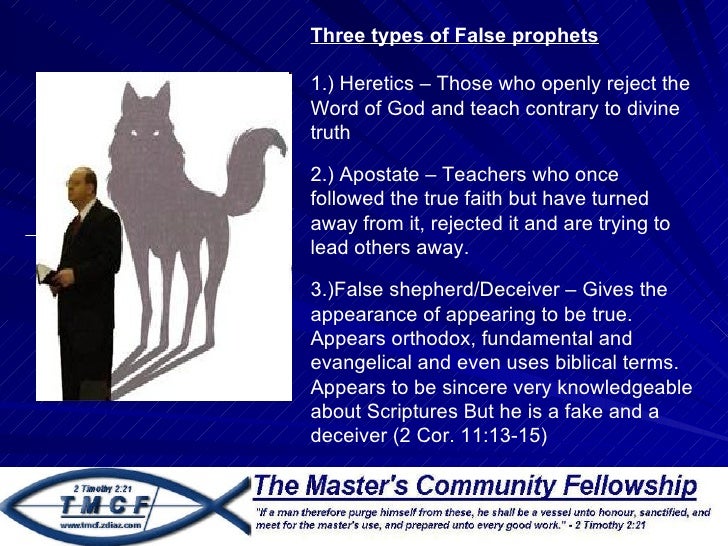bible verse beware of false prophets