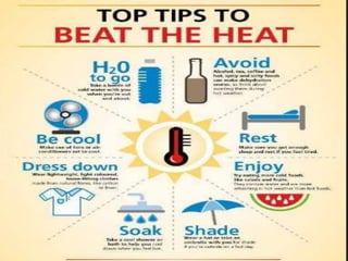 Beware of heat
