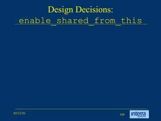 Design Decisions:  enable_shared_from_this 