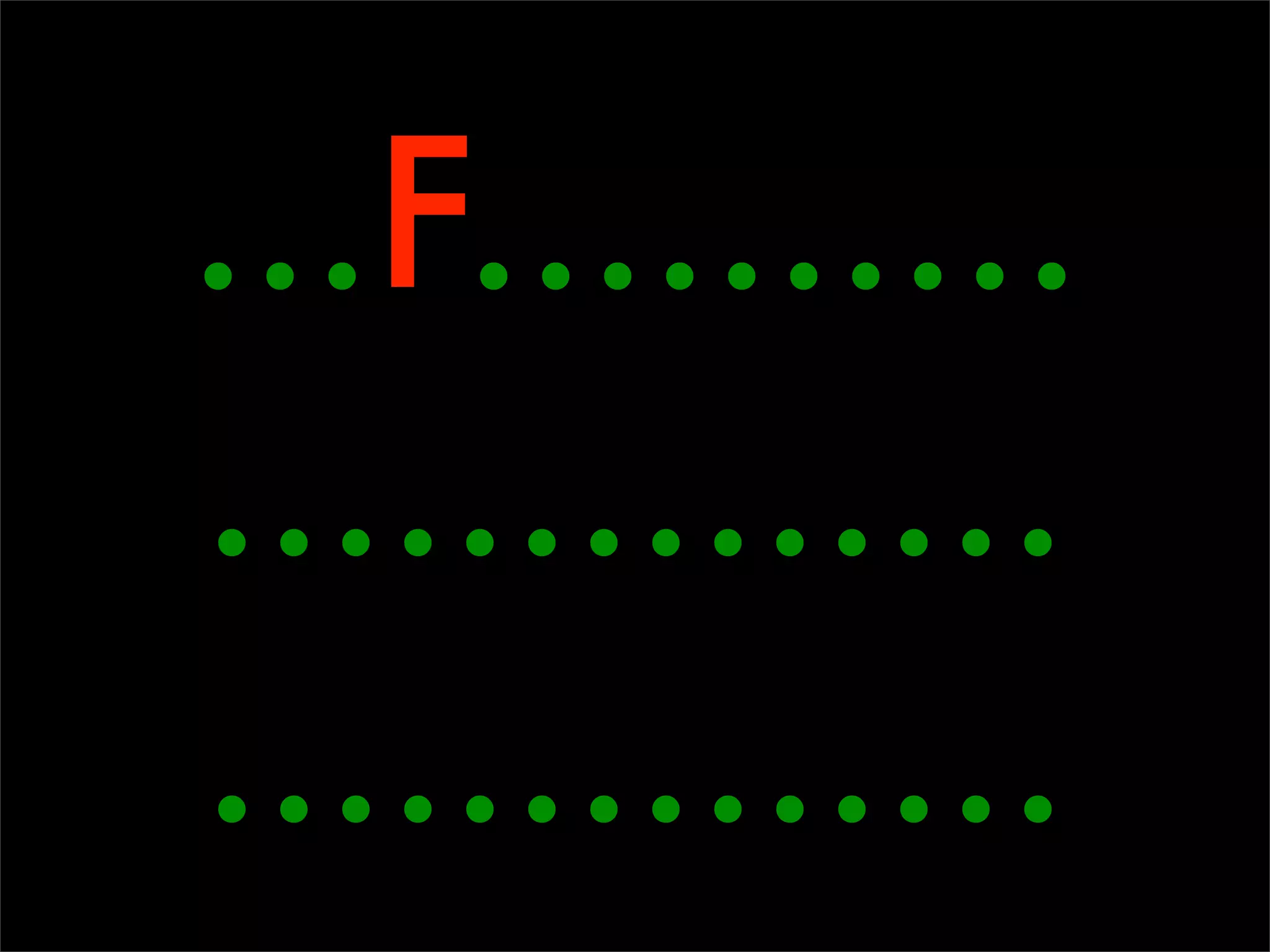 ...F..........
..............
..............
 