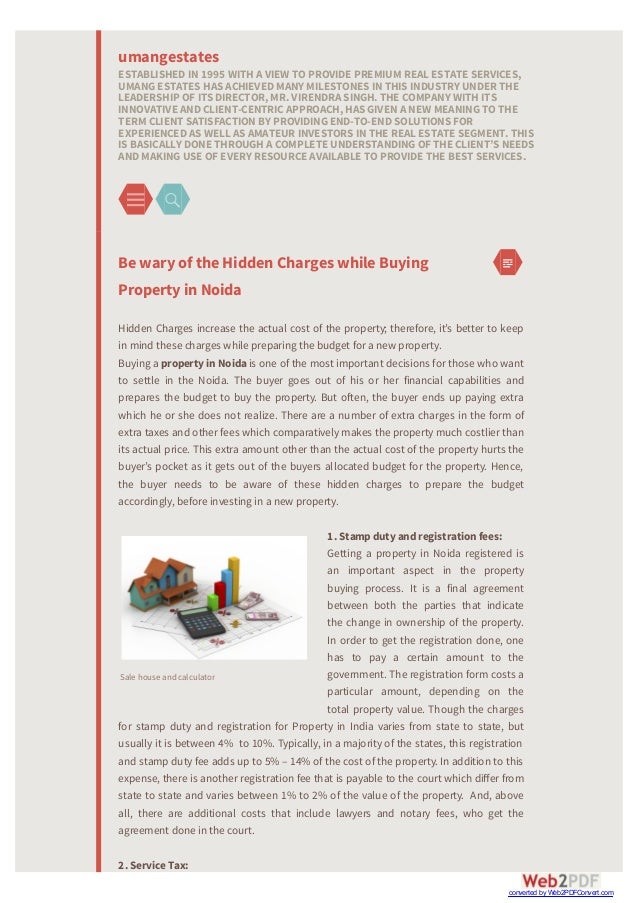 Be wary of the hidden charges while buying property in Noida