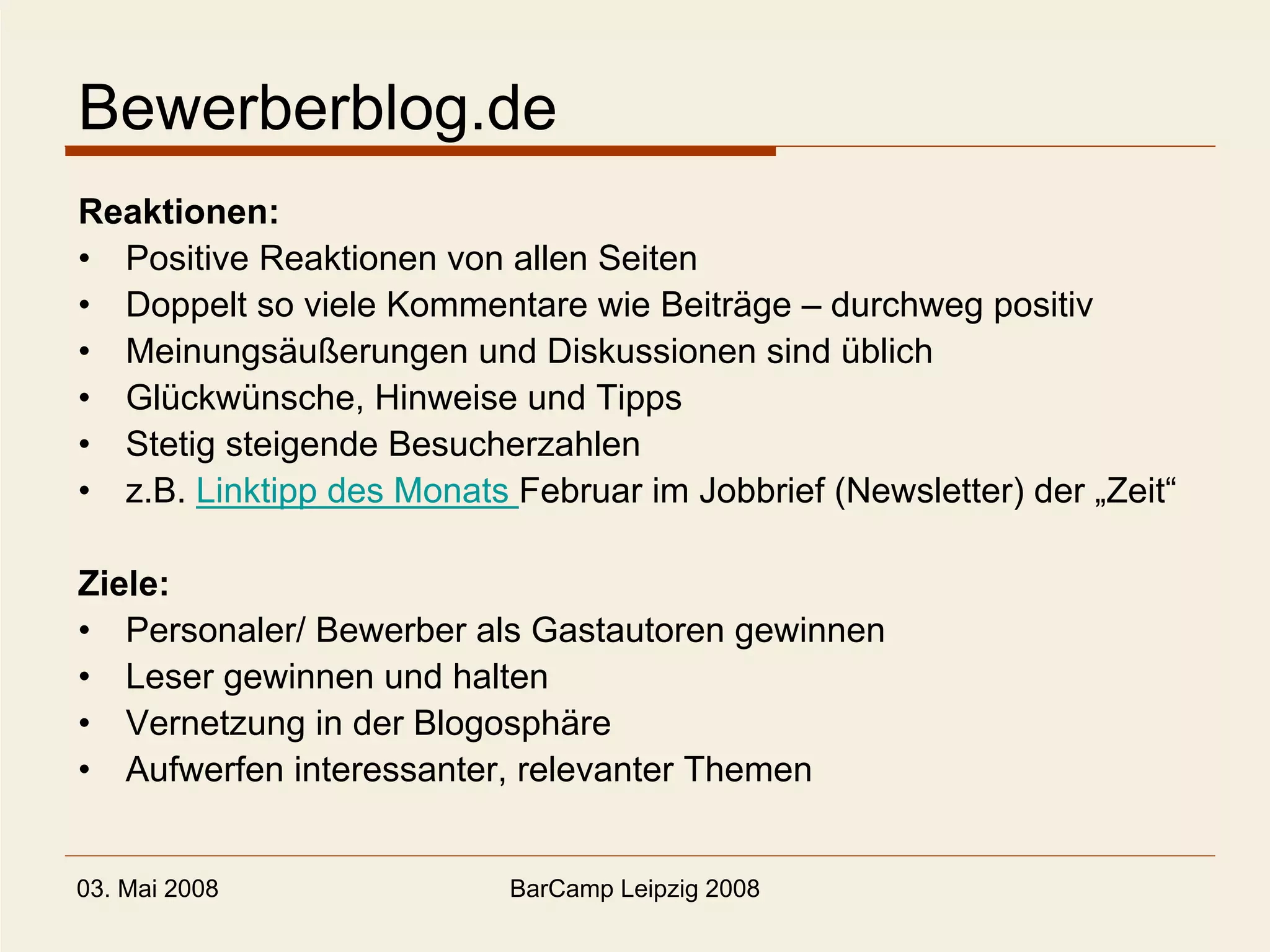 BewerberBlog BC Leipzig