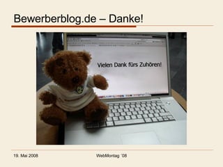 Bewerberblog.de – Danke! 