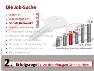 www.intercessio.de©201310Bewerbung2.0–BIO-NRW-Scientists
Die Job-Suche
 Jobbörsen
 Jobsuchmaschinen
 Soziale Netzwerke
...