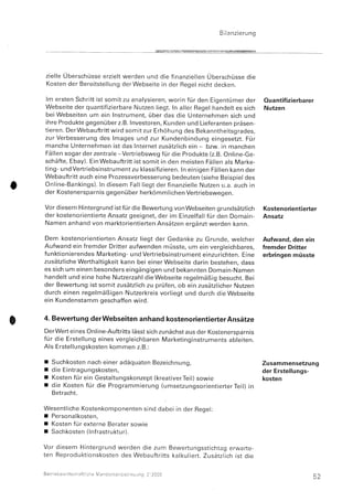 Bewertung von Webseiten und Domains