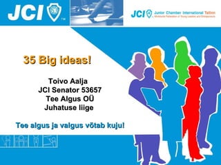 Toivo Aalja BeWise loeng TLY-s - 35 ideed aastaks 2012