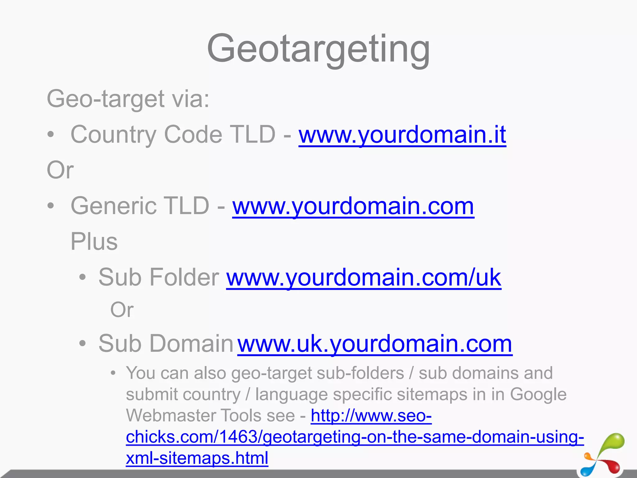 Good rankings in one country don’t necessarily ‘translate’ - even if there’s no language barrier...