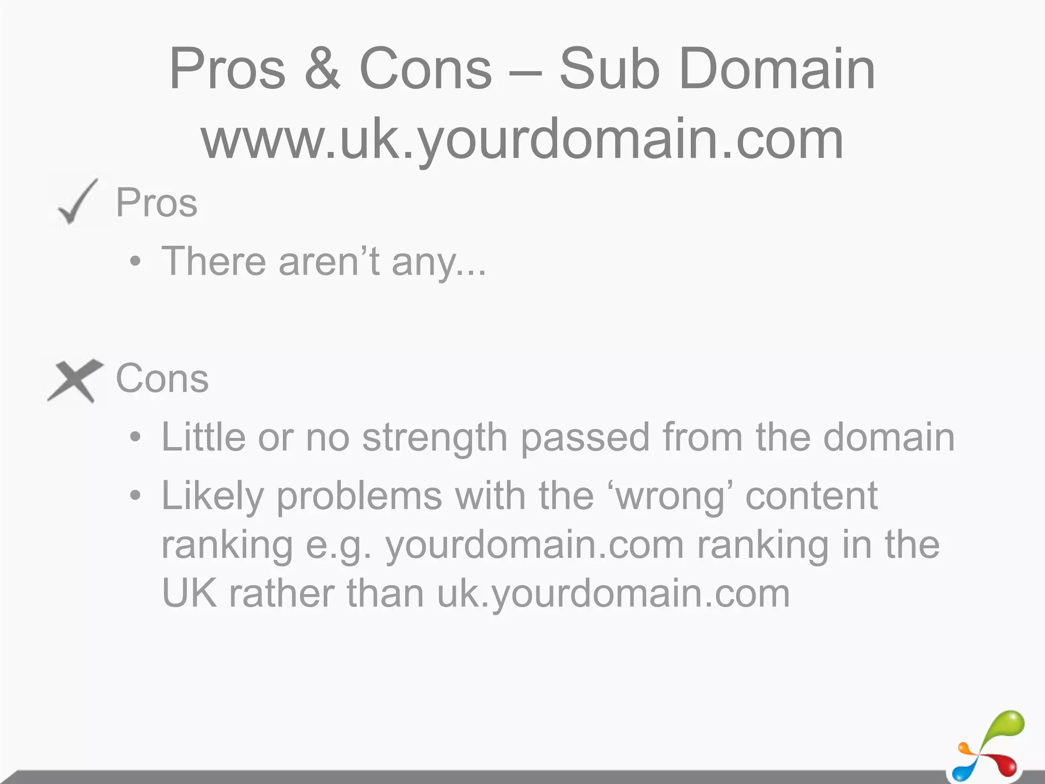 Why?A ‘good’ result for the USA; is not necessarily a ‘good’ result for the UK & vice versa:BestBuy – top USA result