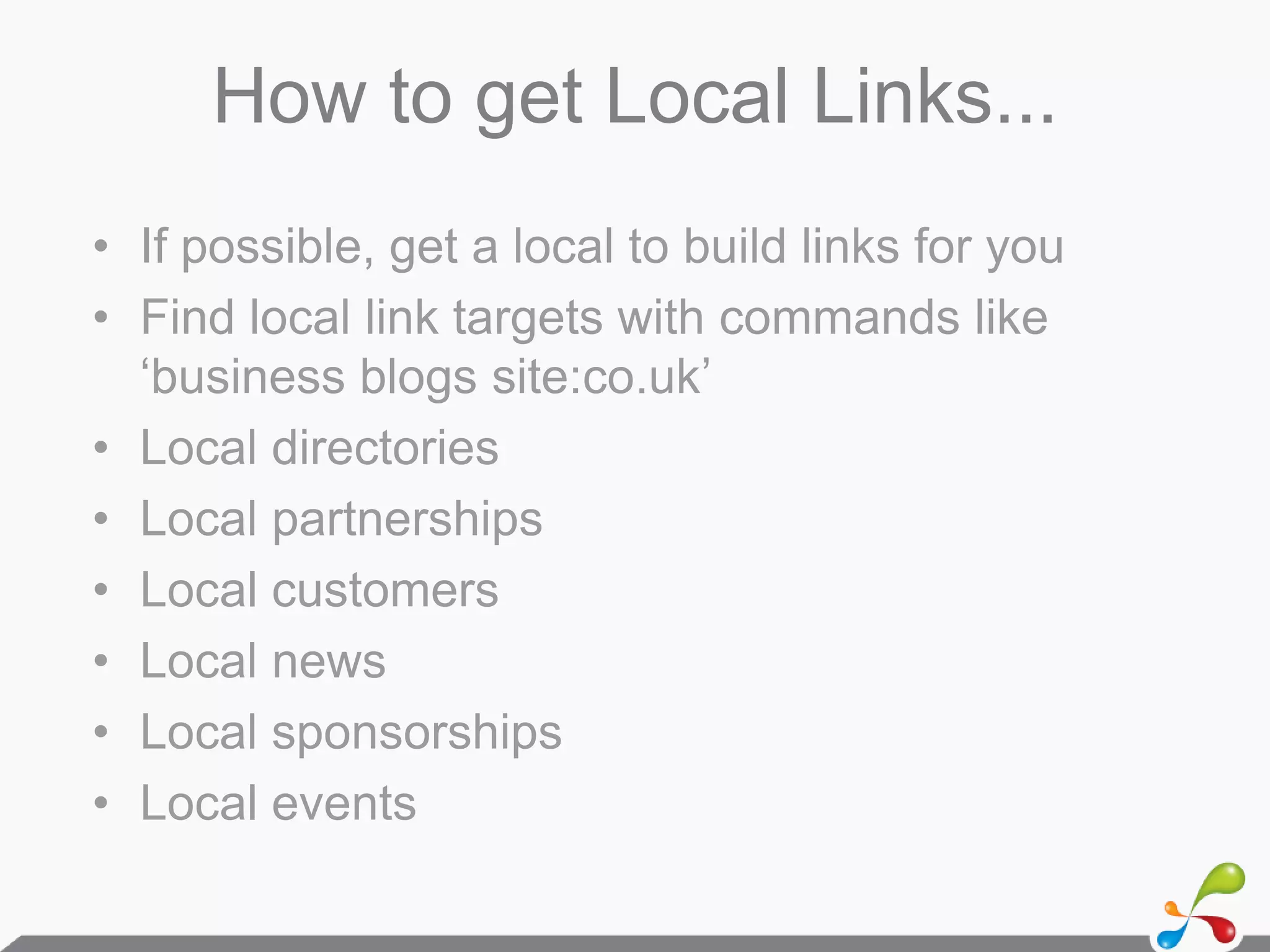 All prices in £This is true of all markets... So how do you get a site to rank in other countries?