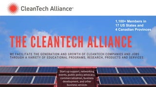 1,100+ Members in
17 US States and
4 Canadian Provinces
Start-up support, networking
events, public policy advocacy,
comme...