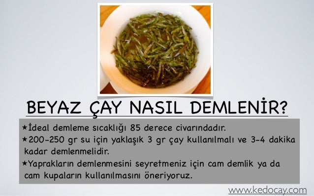 Yeşil çay nasıl demlenir Yeşil çay nasıl demlenir