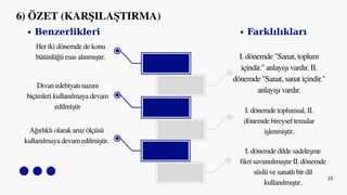 Tanzimat Dönemi Türk Edebiyatı: Dönemler, Yazarlar ve Eserler | PDF