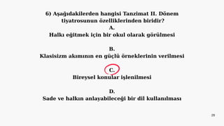 Tanzimat Dönemi Türk Edebiyatı: Dönemler, Yazarlar ve Eserler | PDF