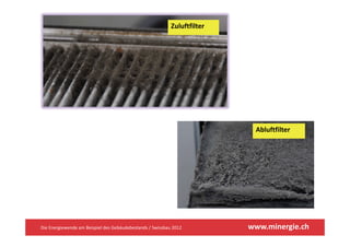 Zuluftfilter




                                                                           Abluftfilter




Die Energiewende am Beispiel des Gebäudebestands / Swissbau 2012          www.minergie.ch
 