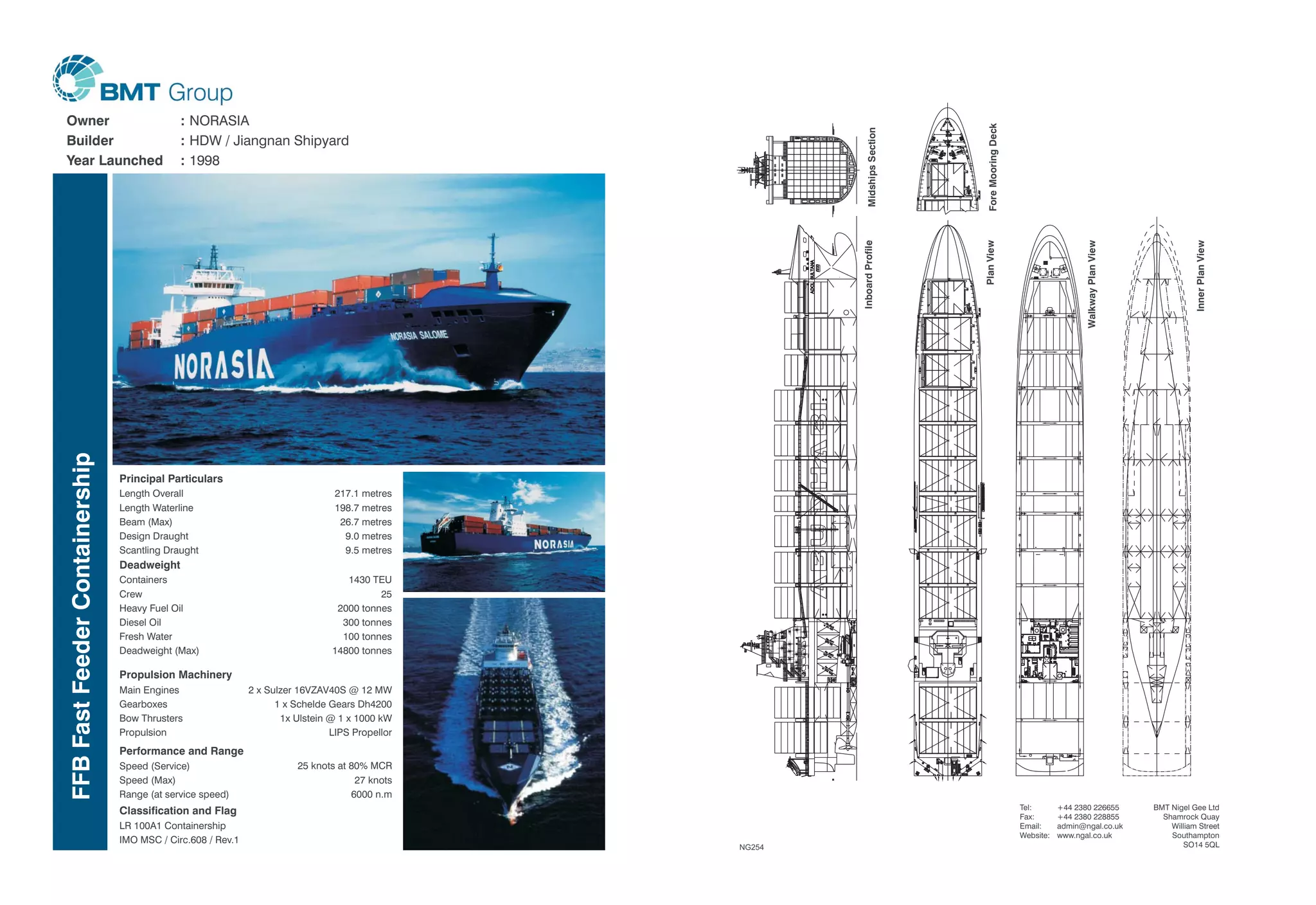 BMT VESSEL DESIGN PORTFOLIO