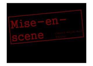 Mi se- en-
                        d
           era Angles An

   ene
       Cam

sc     Editing
 