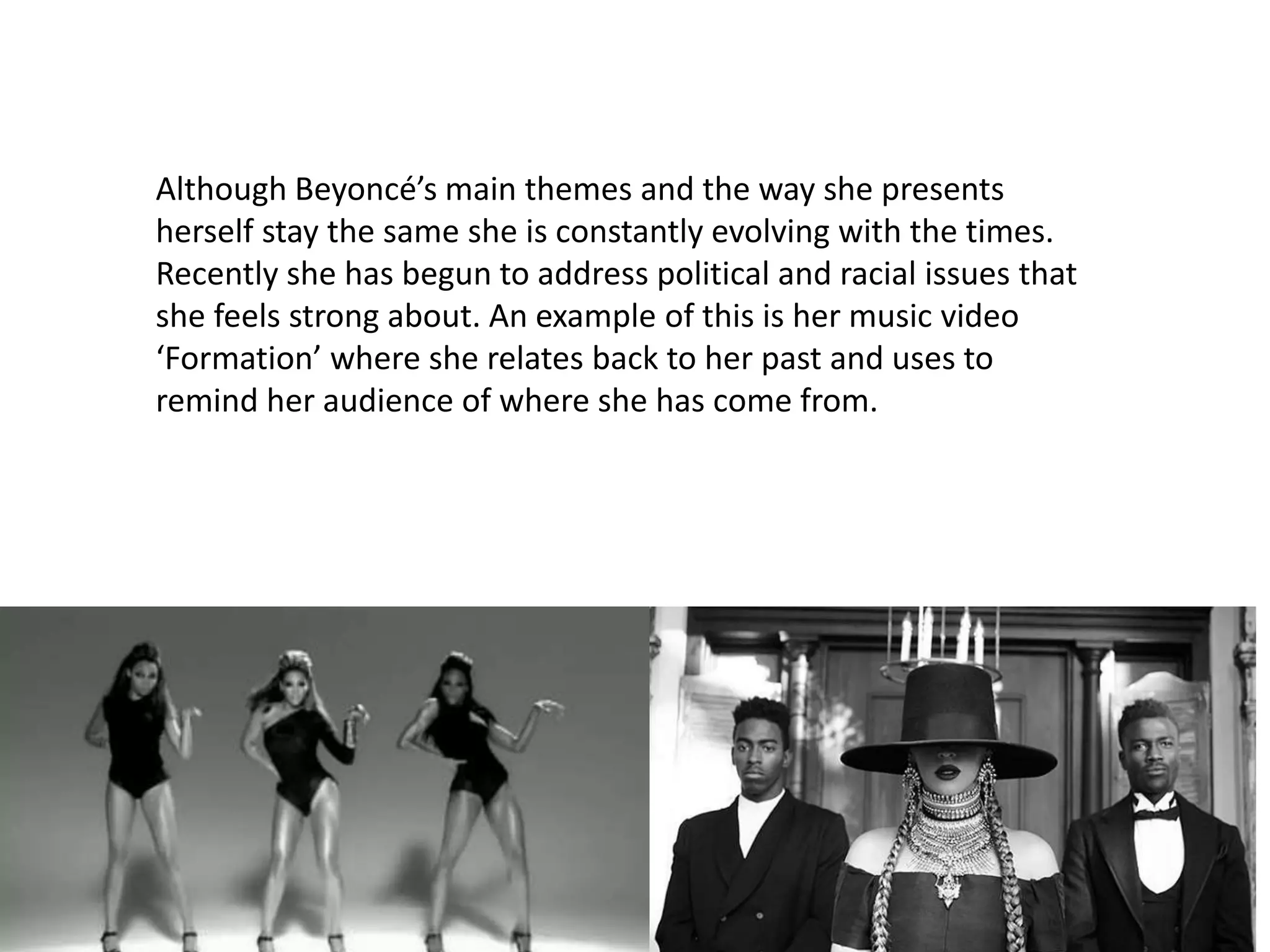 Media Presentation on Beyonce's Evolution | PPTX