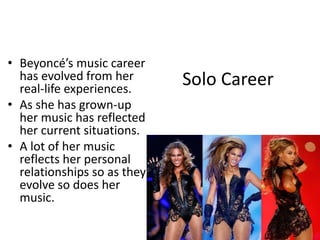 Media Presentation on Beyonce's Evolution | PPTX