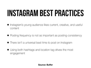 Ways to use instagram - choose 2
• Showcase your products or services
• Build your community
• Increase awareness of your ...